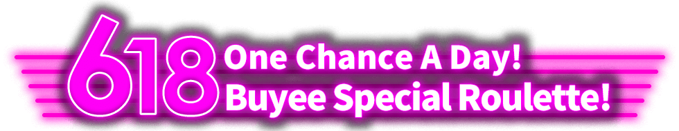 One Chance A Day! Buyee Special Roulette!