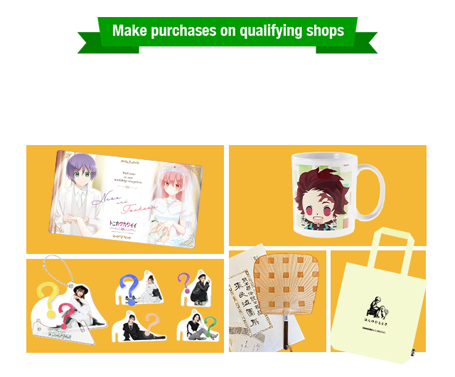 Make purchases on qualifying shops 36 winners will receive A luxury prize!