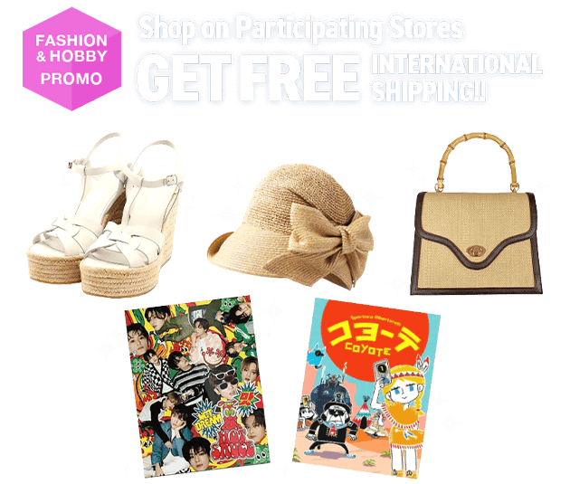 Shop on Participating Stores Get FREE International Shipping!!