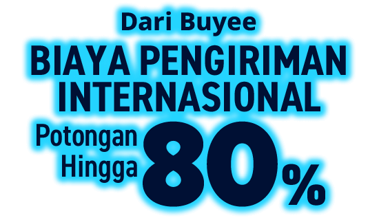 Dari Buyee Biaya pengiriman internasional Potongan Hingga 80% !!