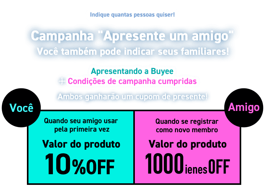 Indique quantas pessoas quiser!  Campanha 