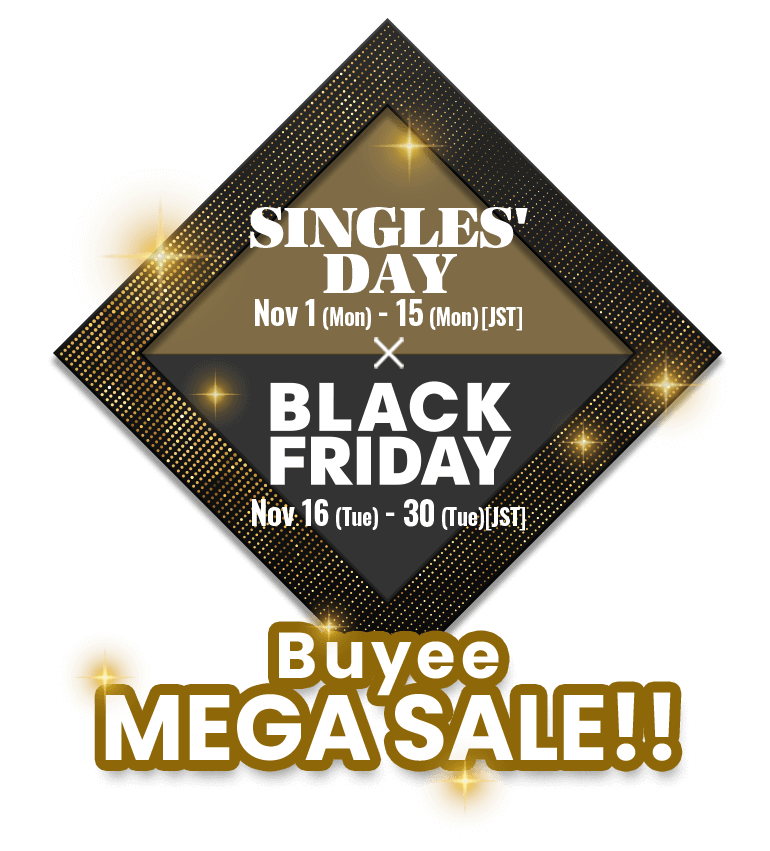 Singles' Day BLACK FRIDAY Buyee MEGA SALE