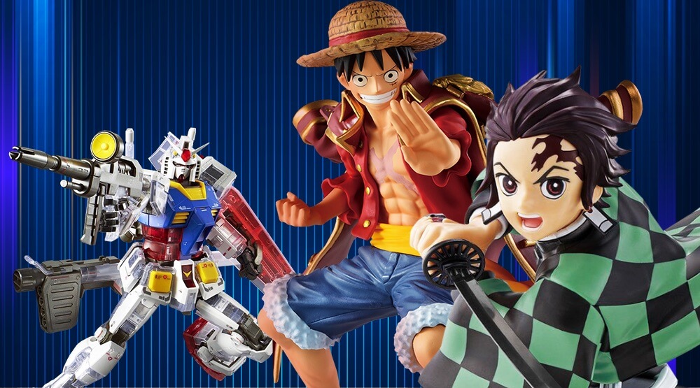 Dragon Ball x One Piece collab figure Luffy& super Goku set lot 2 Japan  Anime