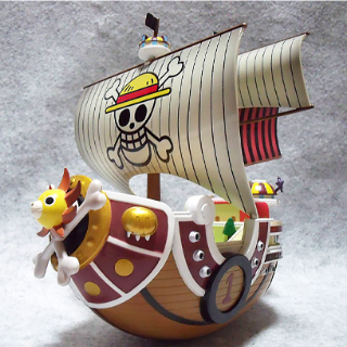 28cm One Piece Merry Figure Thousand Sunny Pirate Ship Navy Boat