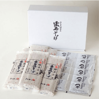 出石そば 極上乾麺 12人前 つゆ付き