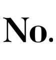 No.