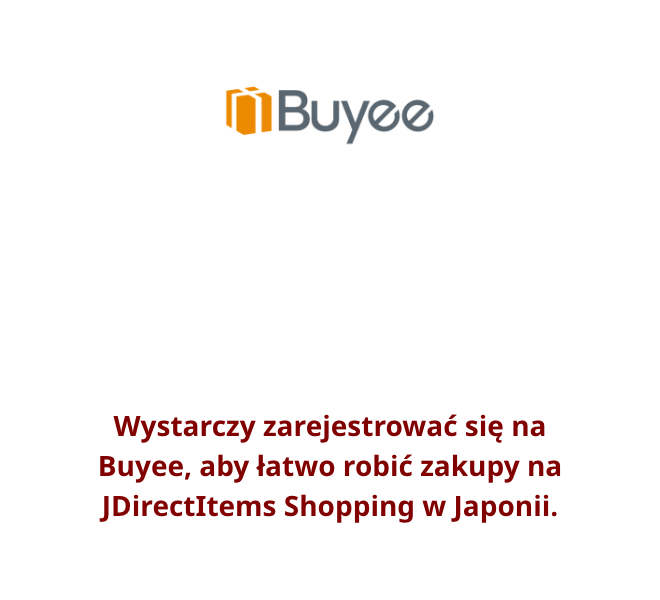 Usługa pośrednictwa w zakupach Buyee Użyj Buyee podczas zakupów w JDirectItems Shopping. Wystarczy zarejestrować się na Buyee, aby łatwo robić zakupy na JDirectItems Shopping w Japonii.