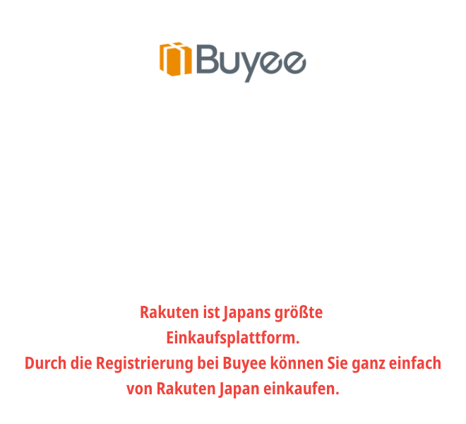 Kaufunterstützungsdienst Buyee - Wenn Sie bei Rakuten einkaufen möchten, dann mit Buyee. Rakuten ist Japans größter Online-Marktplatz. Durch die Registrierung bei Buyee können Sie ganz einfach von Rakuten Japan einkaufen.