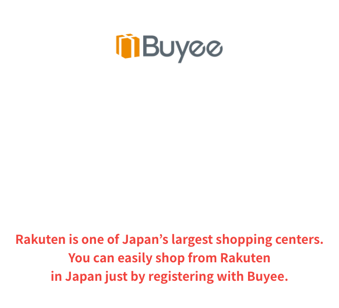 Proxy Shopping Service Buyee Shop With Buyee For Your Rakuten Needs! Rakuten is one of Japan's largest shopping centers. You can easily shop from Rakuten in Japan just by registering with Buyee.