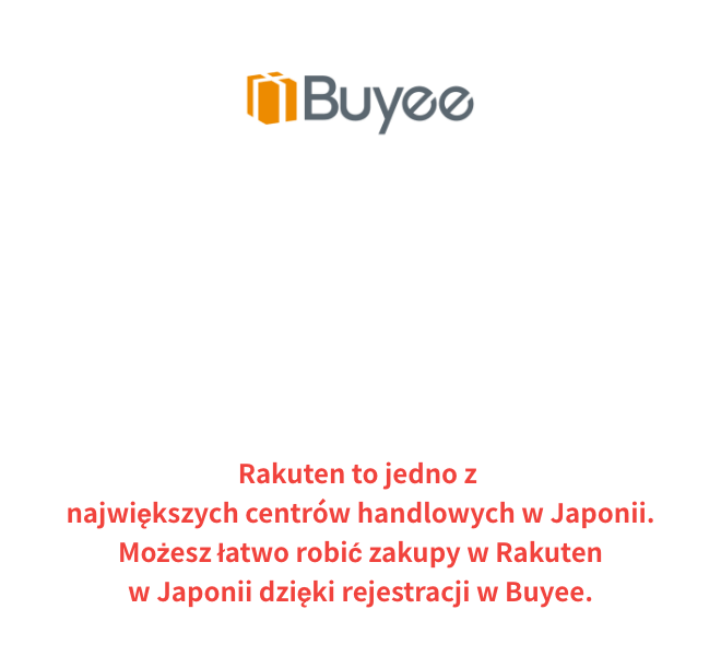 Usługa pośrednictwa w zakupach Buyee. Kupuj z Buyee dla Twoich potrzeb Rakuten! Rakuten to jedno z największych centrów handlowych w Japonii. Możesz łatwo robić zakupy w Rakuten w Japonii, po prostu rejestrując się w Buyee.