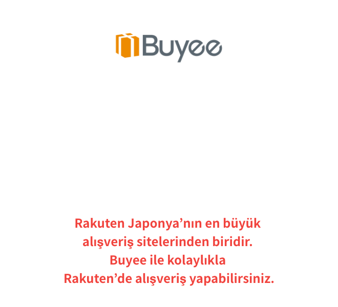 Temsilci satın alımı hizmetleri için Buyee. Japonya'nın en büyük alışveriş sitesi Rakuten'den alışveriş yapmak için Buyee'ye kaydolmanız yeterlidir.