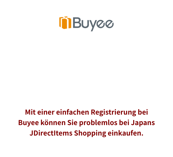 Kaufunterstützungsservice Buyee. Wenn Sie bei JDirectItems Shopping einkaufen möchten, registrieren Sie sich einfach bei Buyee. Mit einer einfachen Registrierung bei Buyee können Sie problemlos bei Japans JDirectItems Shopping einkaufen.