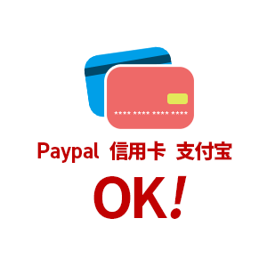 PayPal 信用卡 支付宝 OK!