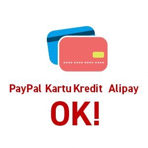 PayPal Kartu Kredit Alipay OKE!