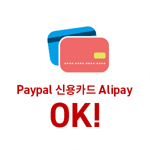Paypal 신용카드 Alipay OK!