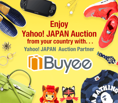 Enjoy Yahoo! JAPAN Auction from your country with. . . Yahoo! JAPAN Auction Partner Buyee