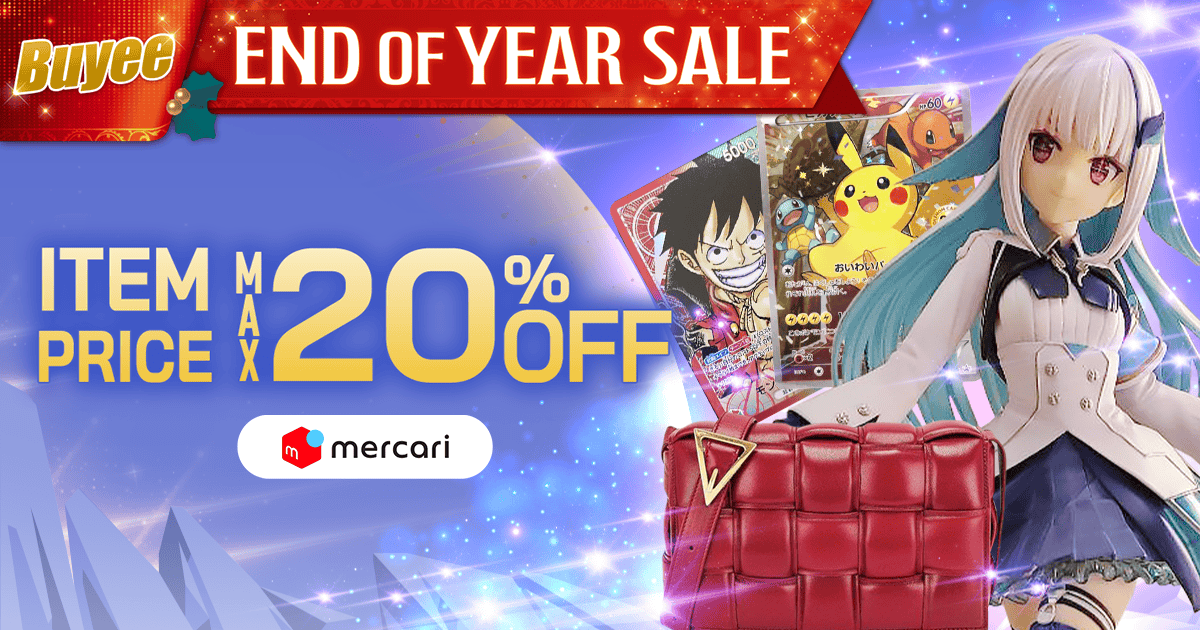 Buyee End of Year Sale! Item Price MAX 20％OFF Coupon is now being distributed!