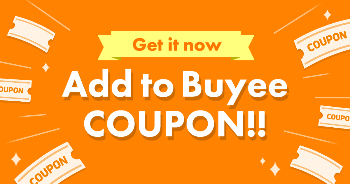 Get it now Add to Buyee coupon