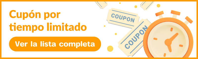  Cupón por tiempo limitado Ver la lista completa