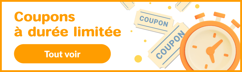 Coupons à durée limitée Tout voir