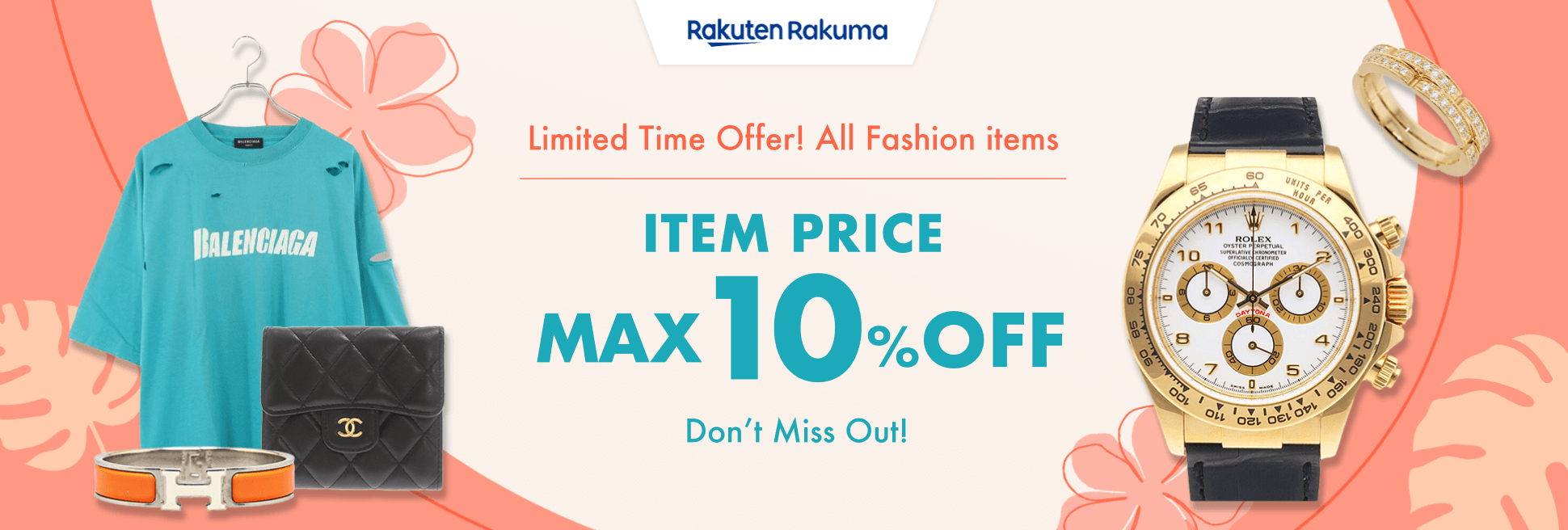 Limited-Time Coupons Available Now! Item Price MAX 10％ OFF