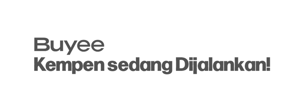 Buyee Kempen sedang Dijalankan!
