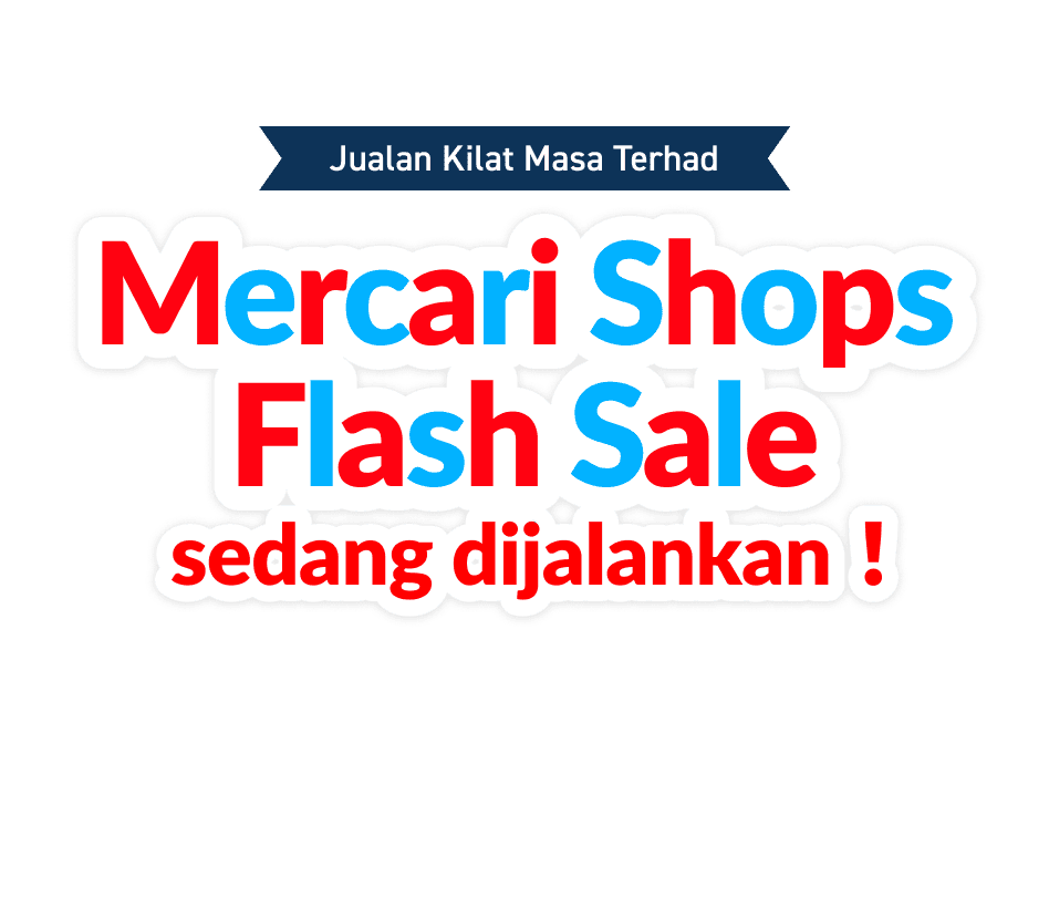 Mercari Shops Flash Sale sedang dijalankan！