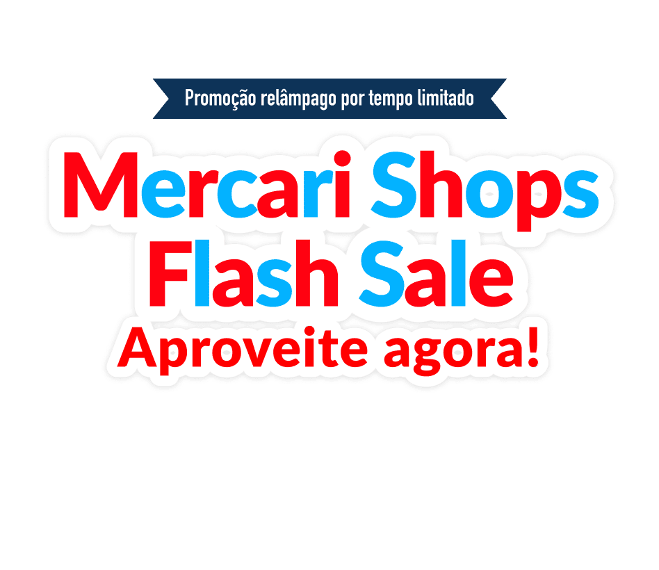 Mercari Shops Flash Sale Aproveite agora!