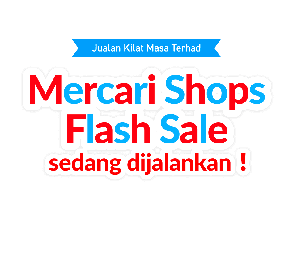 Mercari Shops Flash Sale sedang dijalankan!