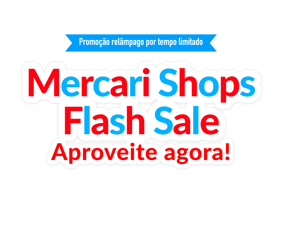 Mercari Shops Flash Sale Aproveite agora!