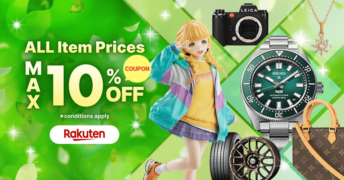 Surprise Coupon Delivery! Up to 10% OFF the Item Price!＆Buyee Service Fee 50% Off