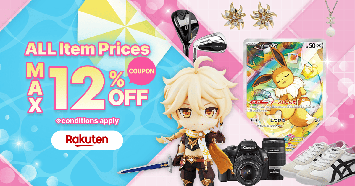 Surprise Coupon Delivery! Up to 12% OFF the Item Price!