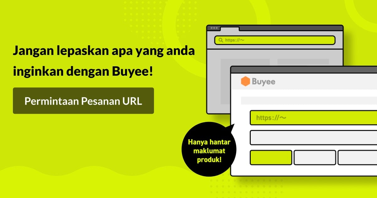 Jangan lepaskan apa yang anda inginkan dengan Buyee!Permintaan Pesanan URLBuyee bantu anda beli dari laman beli-belah Jepun!Hantar saja URL produk dan maklumat!