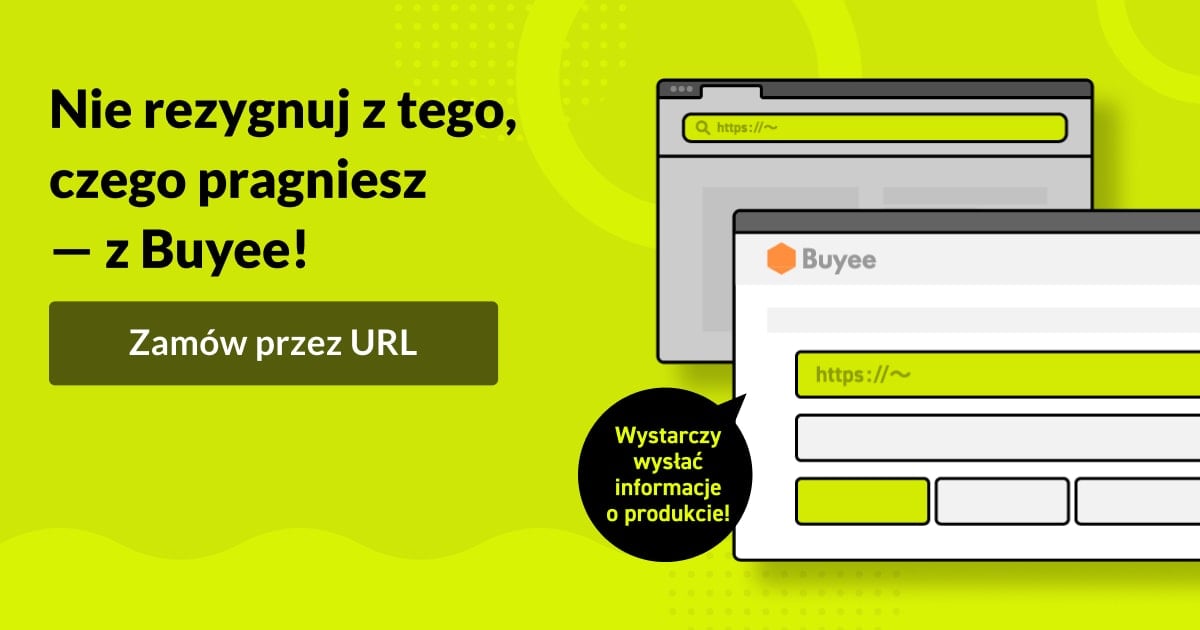 Nie rezygnuj z tego, czego pragniesz — z Buyee!Zamów przez URLBuyee pomaga kupować z japońskich sklepów online!Wyślij tylko link do produktu i informacje!