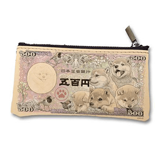 Mameshiba Banknotes' Coin Purse